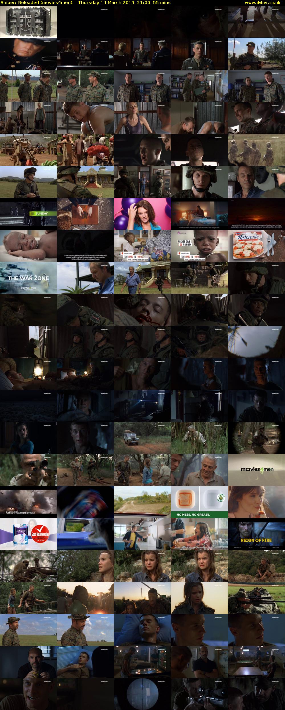 Sniper: Reloaded (movies4men) Thursday 14 March 2019 21:00 - 21:55