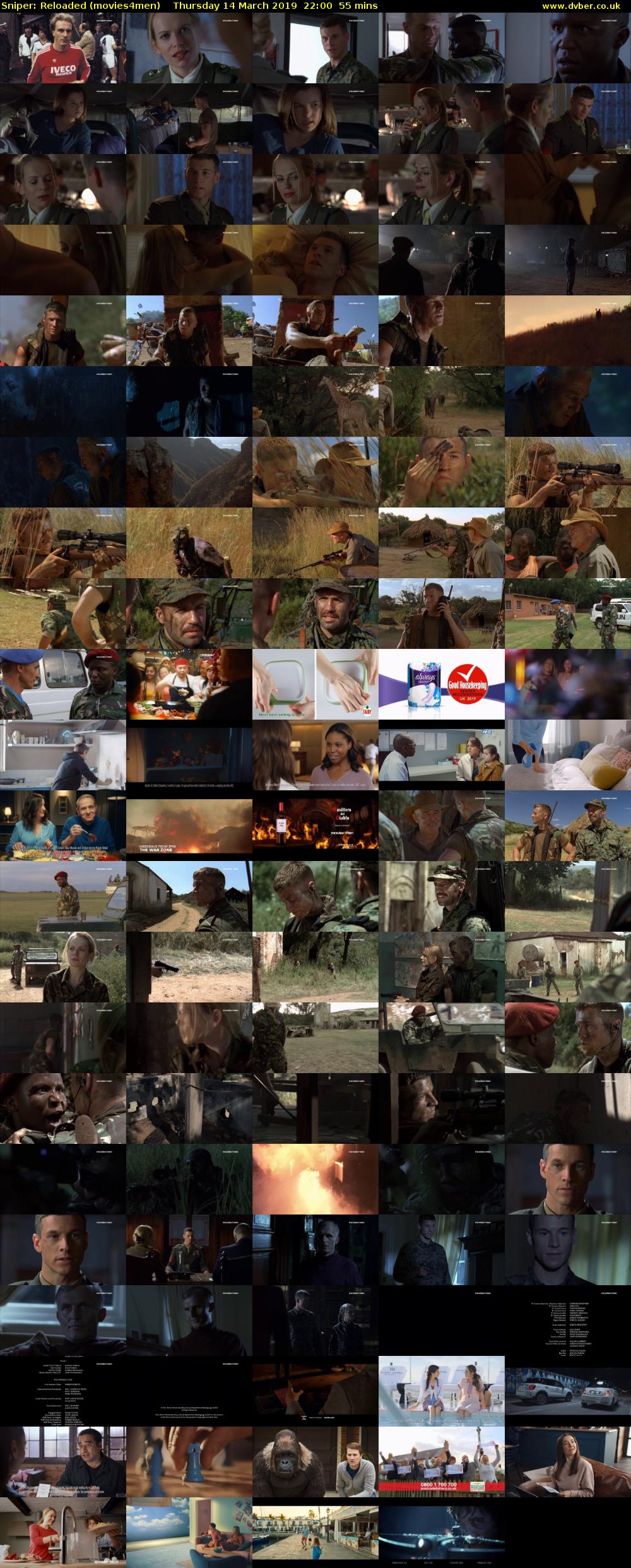 Sniper: Reloaded (movies4men) Thursday 14 March 2019 22:00 - 22:55