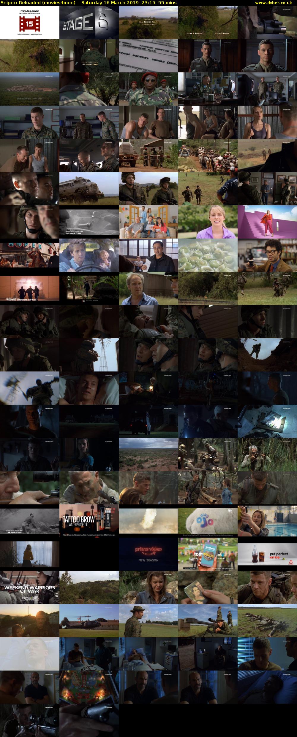Sniper: Reloaded (movies4men) Saturday 16 March 2019 23:15 - 00:10