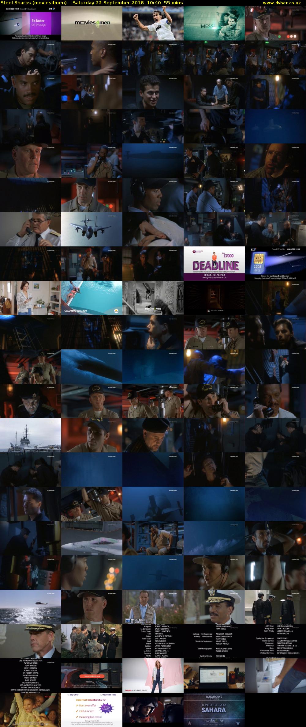 Steel Sharks (movies4men) Saturday 22 September 2018 10:40 - 11:35