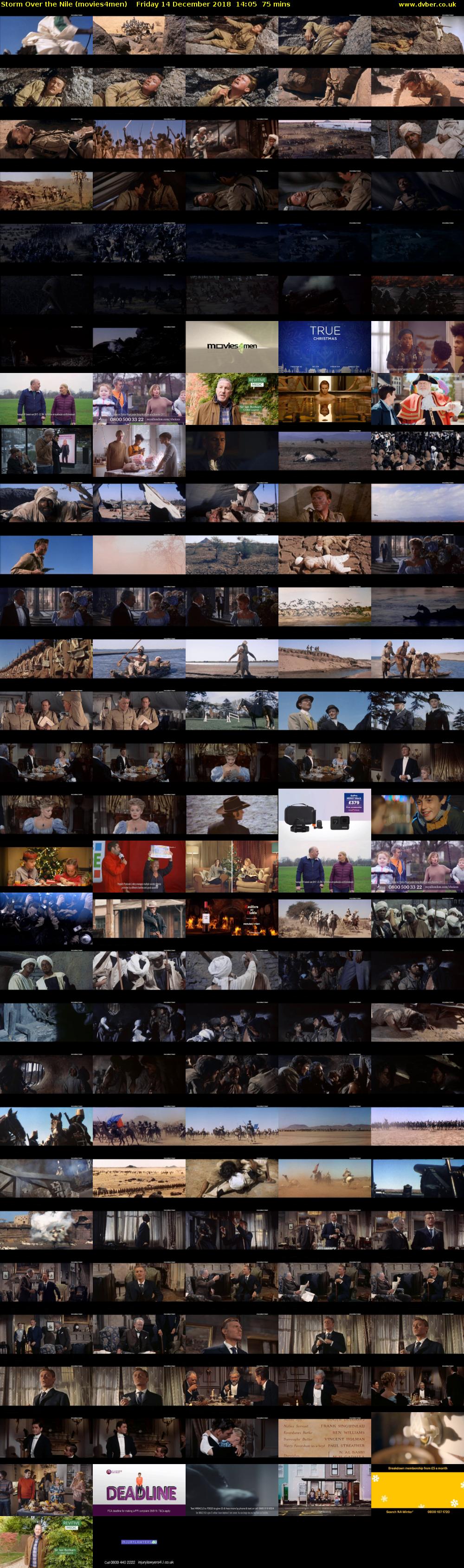 Storm Over the Nile (movies4men) Friday 14 December 2018 14:05 - 15:20