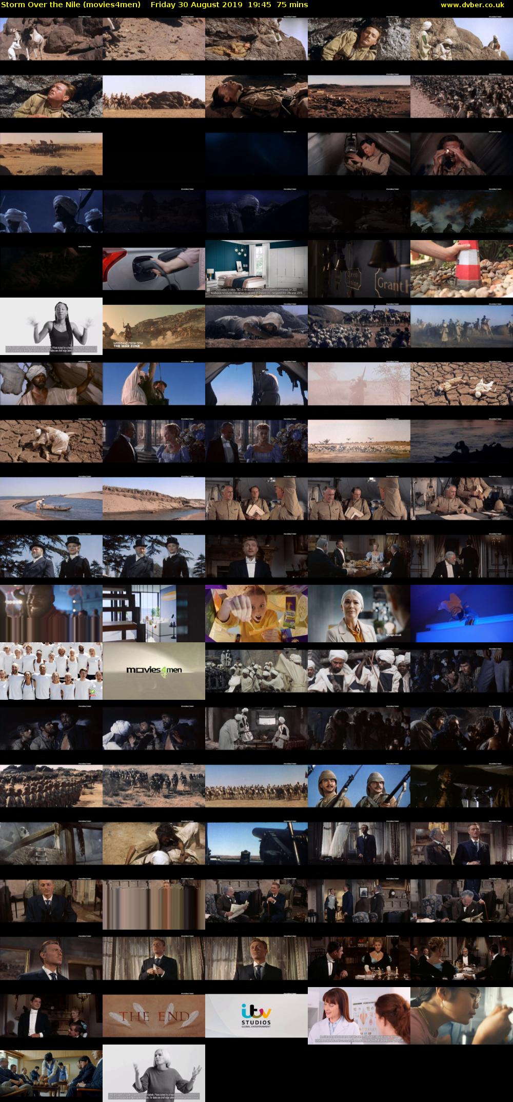 Storm Over the Nile (movies4men) Friday 30 August 2019 19:45 - 21:00
