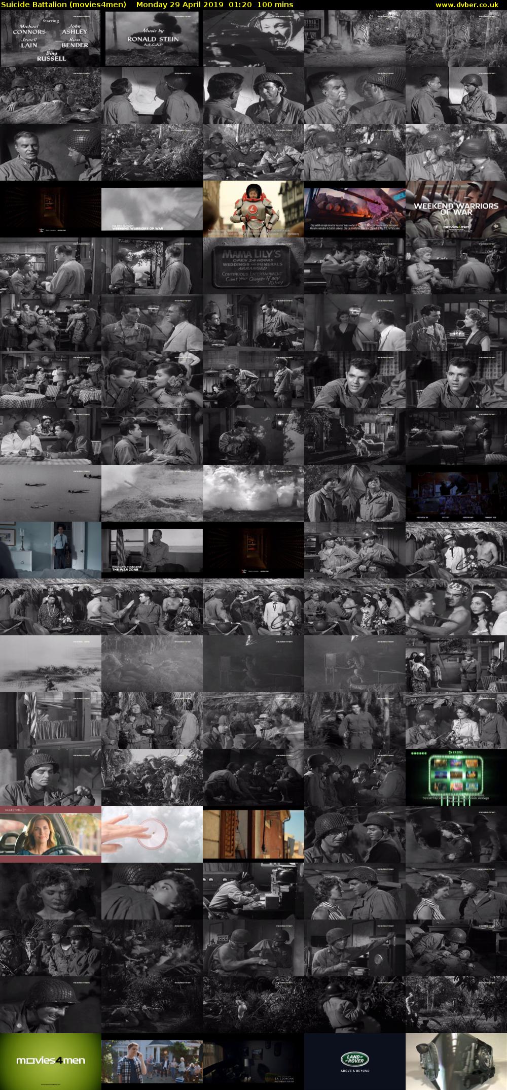 Suicide Battalion (movies4men) Monday 29 April 2019 01:20 - 03:00