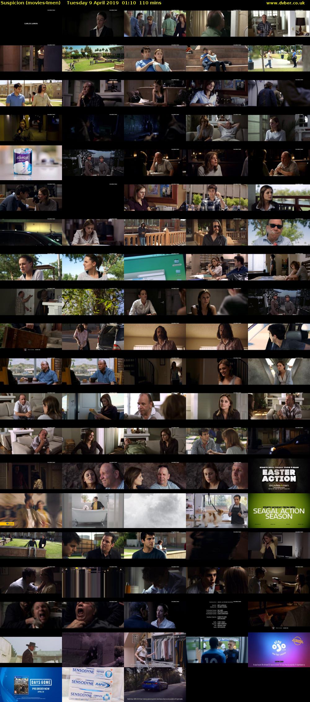 Suspicion (movies4men) Tuesday 9 April 2019 01:10 - 03:00