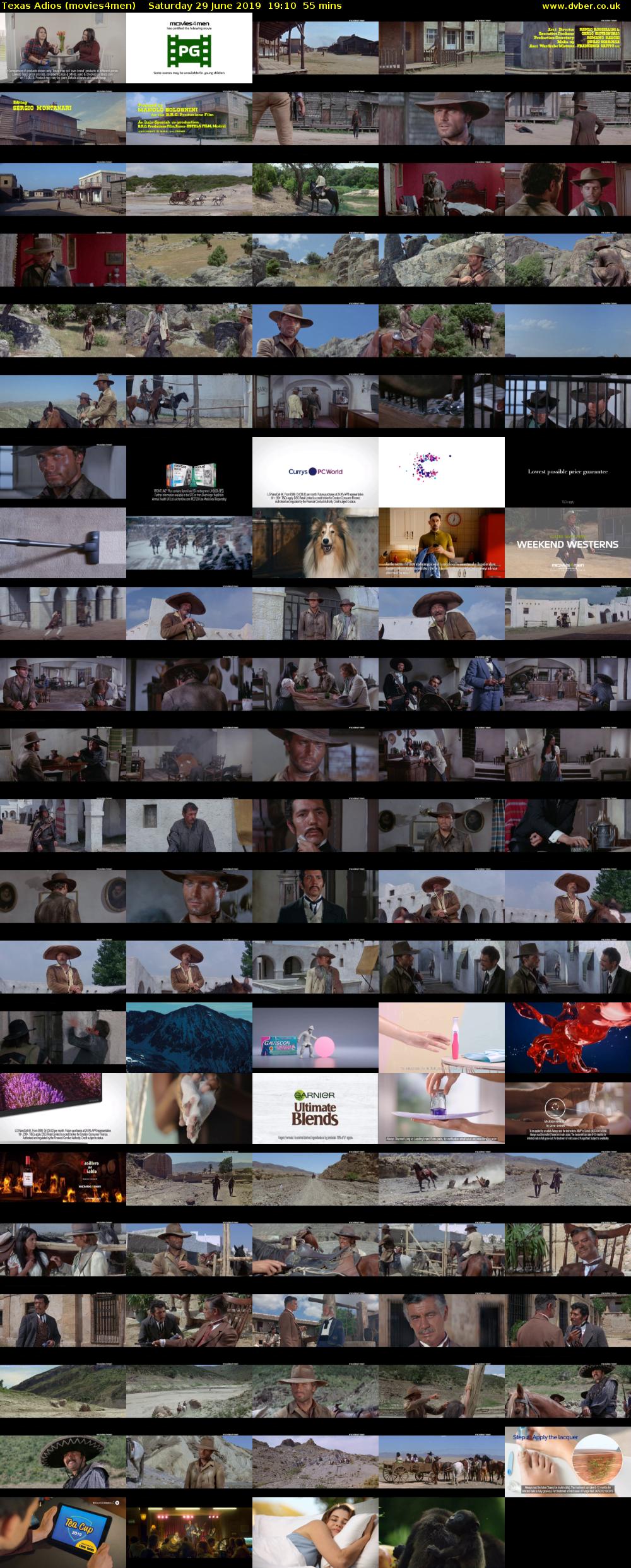 Texas Adios (movies4men) Saturday 29 June 2019 19:10 - 20:05