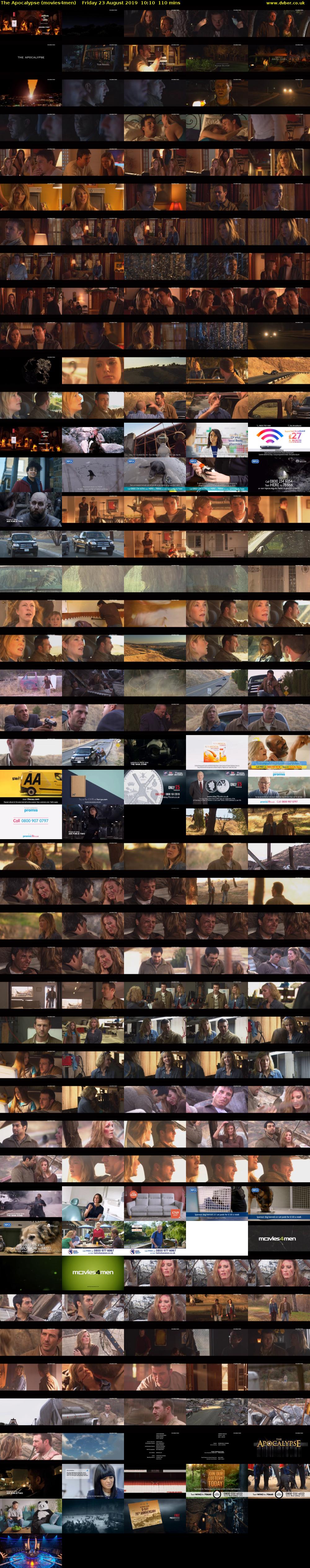 The Apocalypse (movies4men) Friday 23 August 2019 10:10 - 12:00