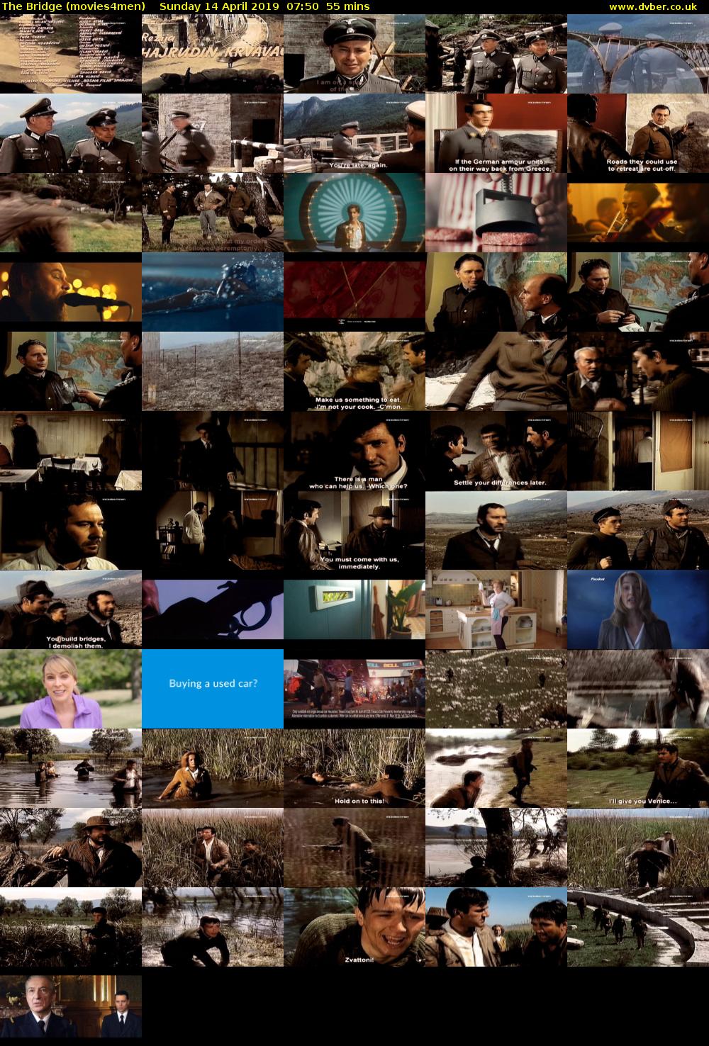 The Bridge (movies4men) Sunday 14 April 2019 07:50 - 08:45
