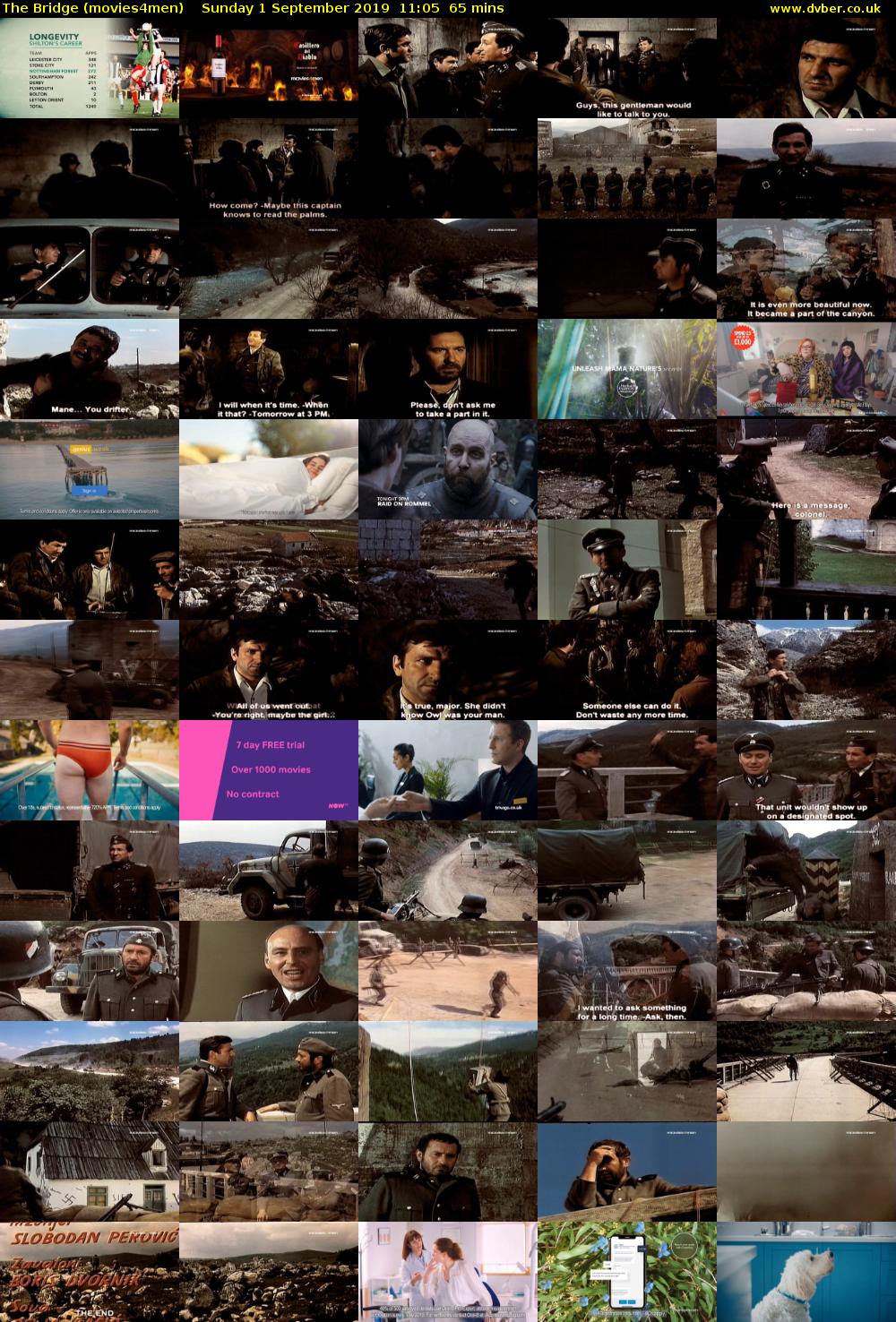 The Bridge (movies4men) Sunday 1 September 2019 11:05 - 12:10