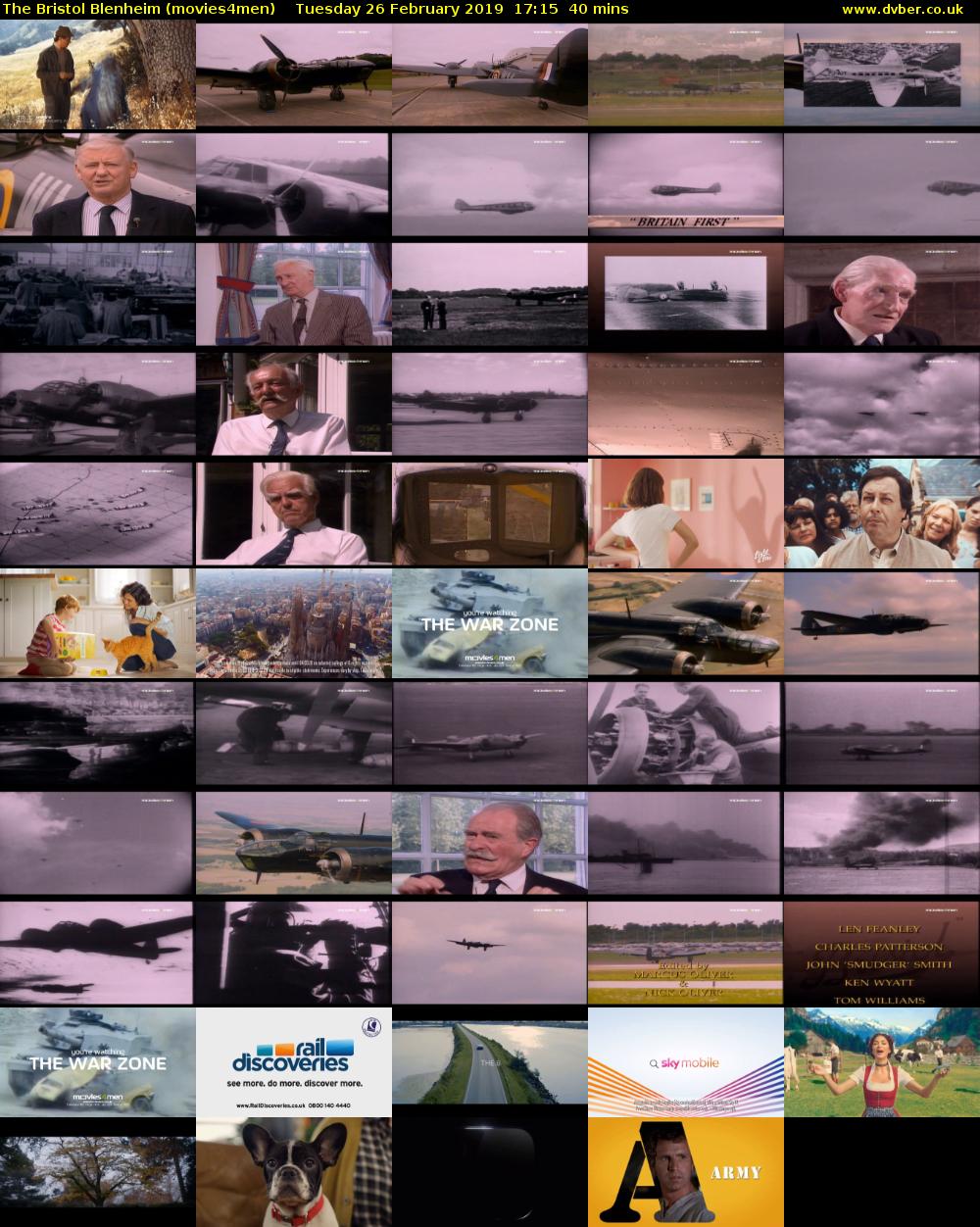 The Bristol Blenheim (movies4men) Tuesday 26 February 2019 17:15 - 17:55