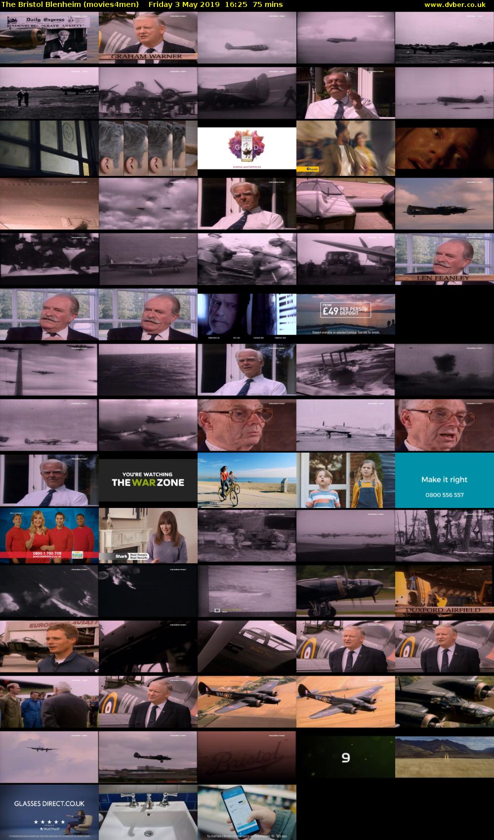 The Bristol Blenheim (movies4men) Friday 3 May 2019 16:25 - 17:40