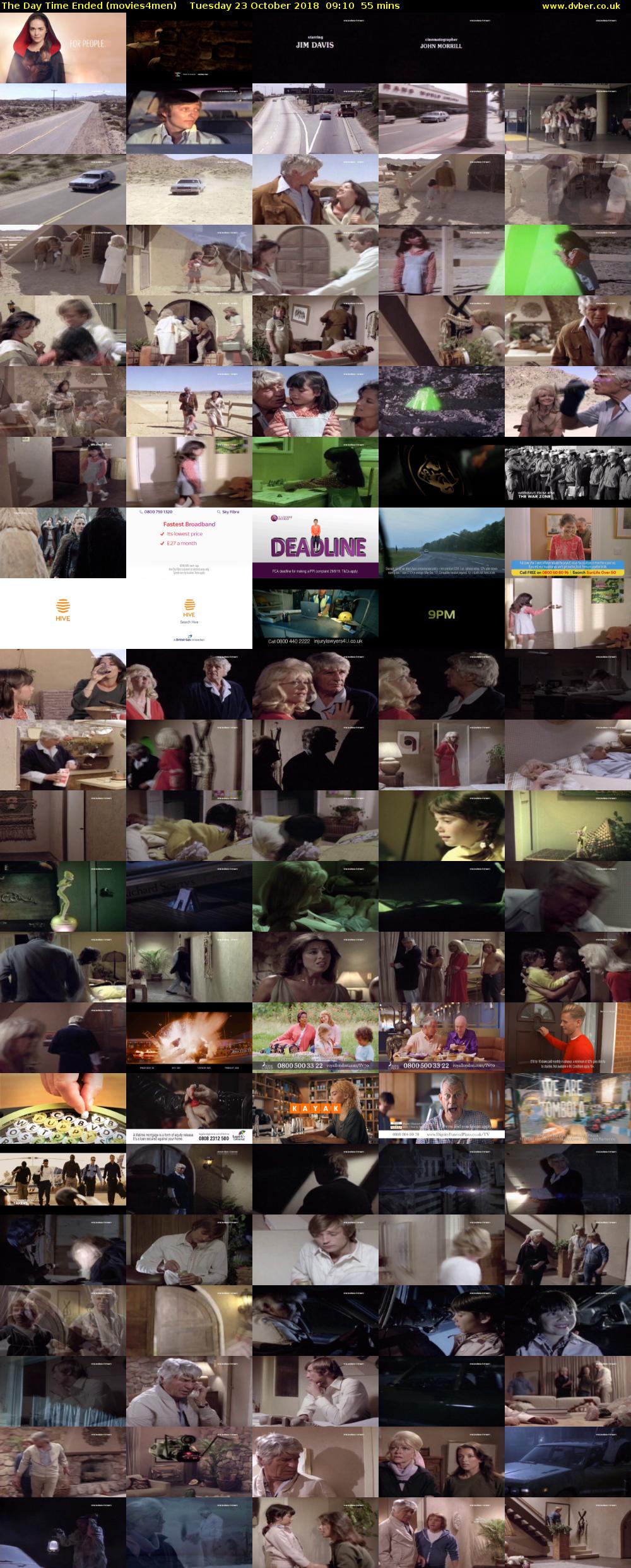 The Day Time Ended (movies4men) Tuesday 23 October 2018 09:10 - 10:05