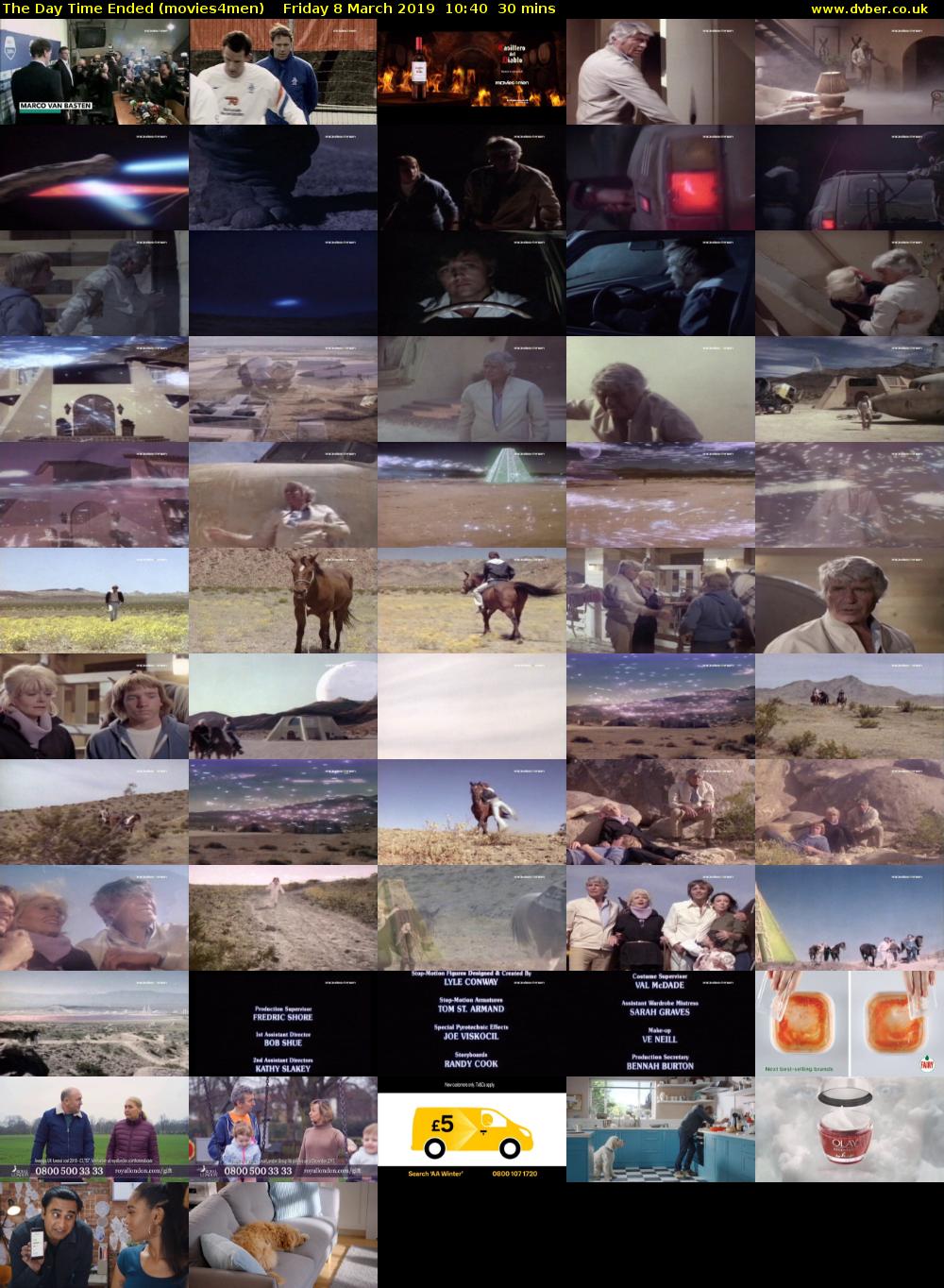 The Day Time Ended (movies4men) Friday 8 March 2019 10:40 - 11:10