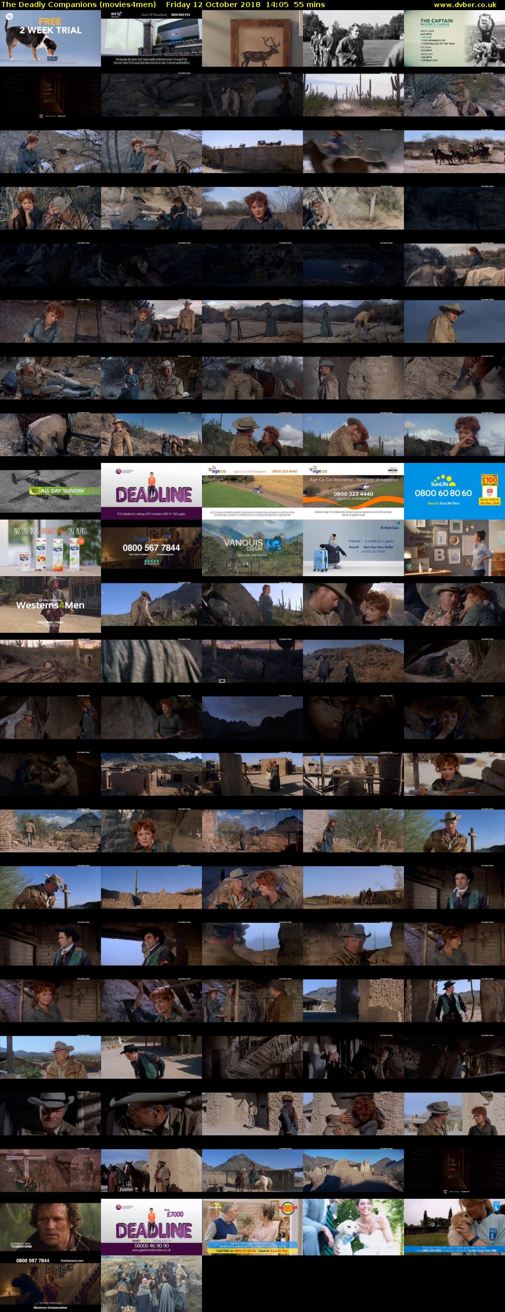 The Deadly Companions (movies4men) Friday 12 October 2018 14:05 - 15:00