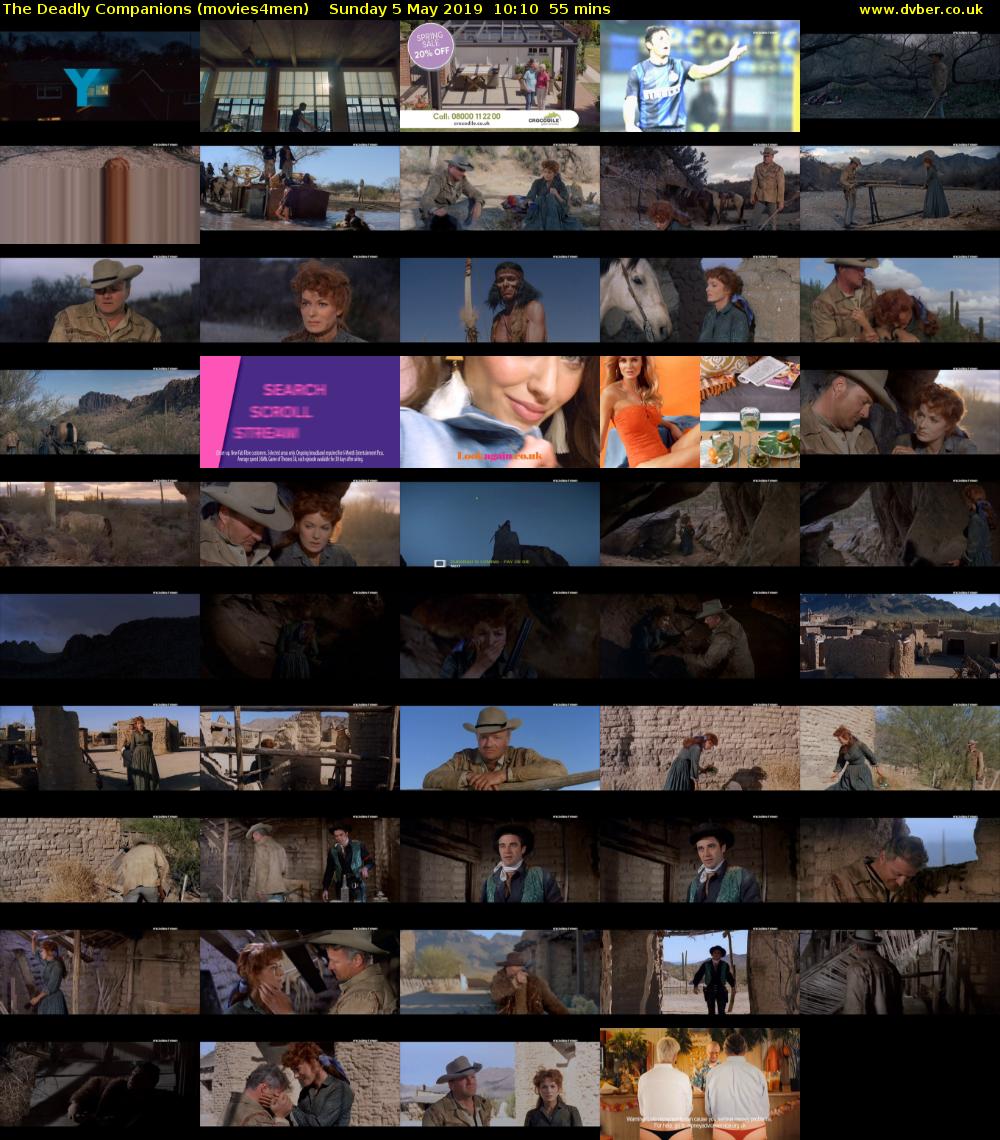 The Deadly Companions (movies4men) Sunday 5 May 2019 10:10 - 11:05