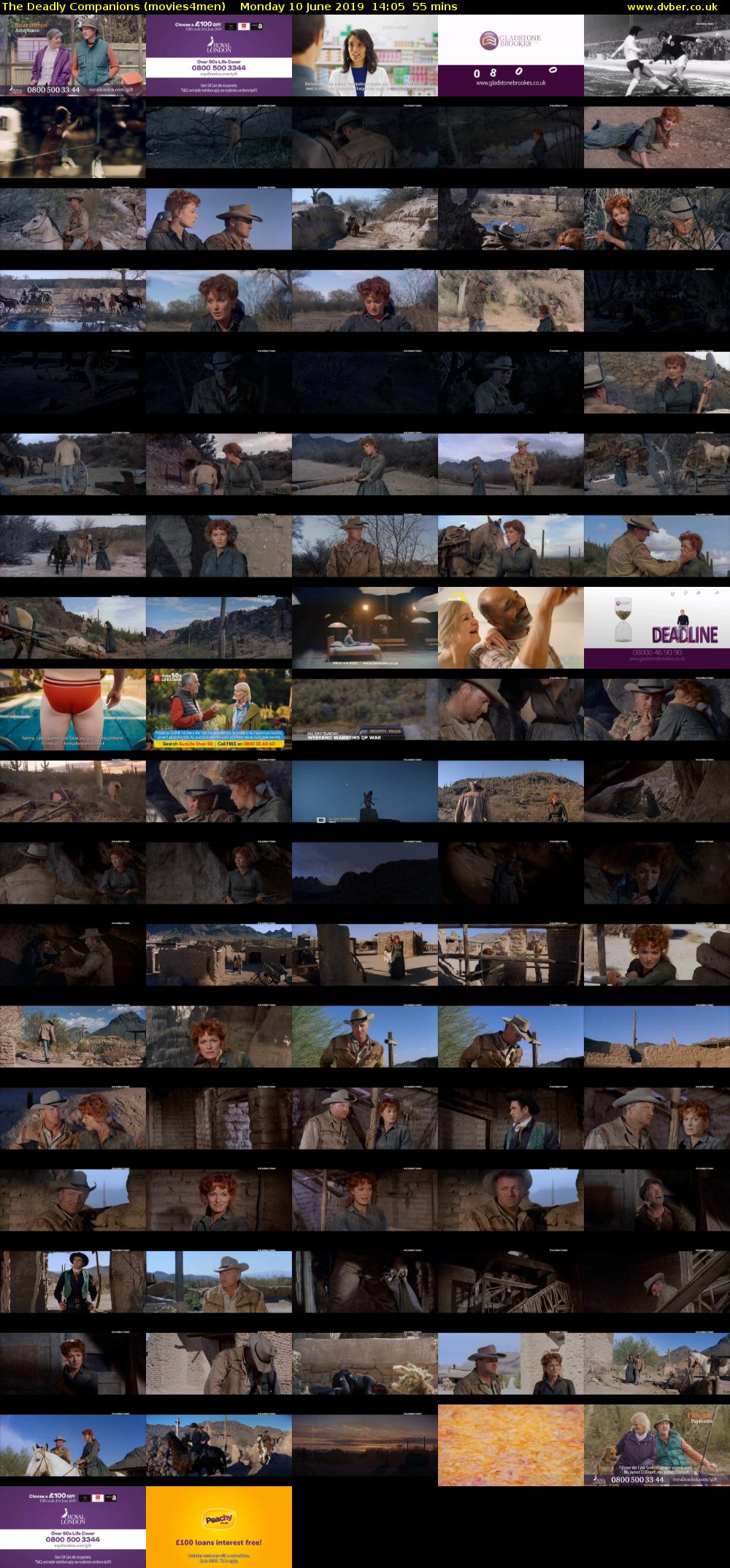 The Deadly Companions (movies4men) Monday 10 June 2019 14:05 - 15:00