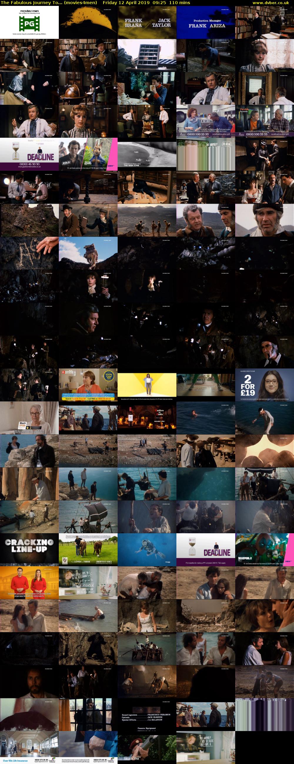 The Fabulous Journey To... (movies4men) Friday 12 April 2019 09:25 - 11:15