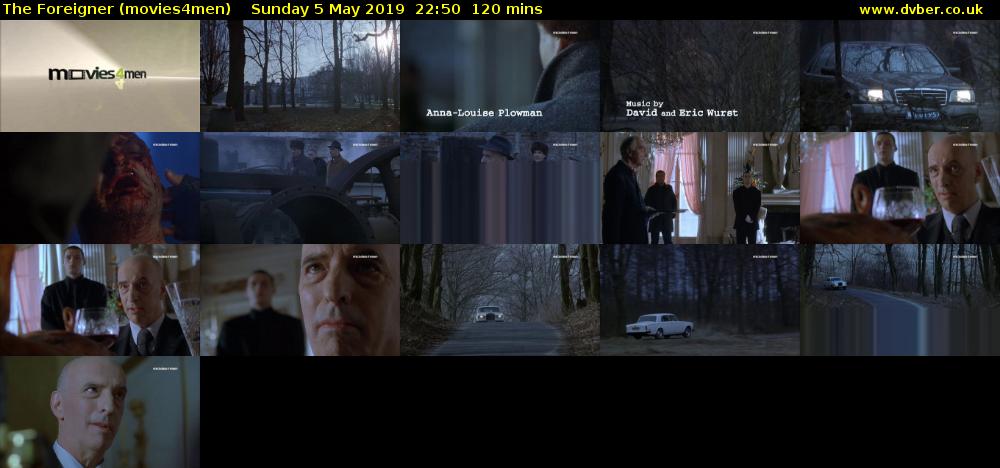 The Foreigner (movies4men) Sunday 5 May 2019 22:50 - 00:50
