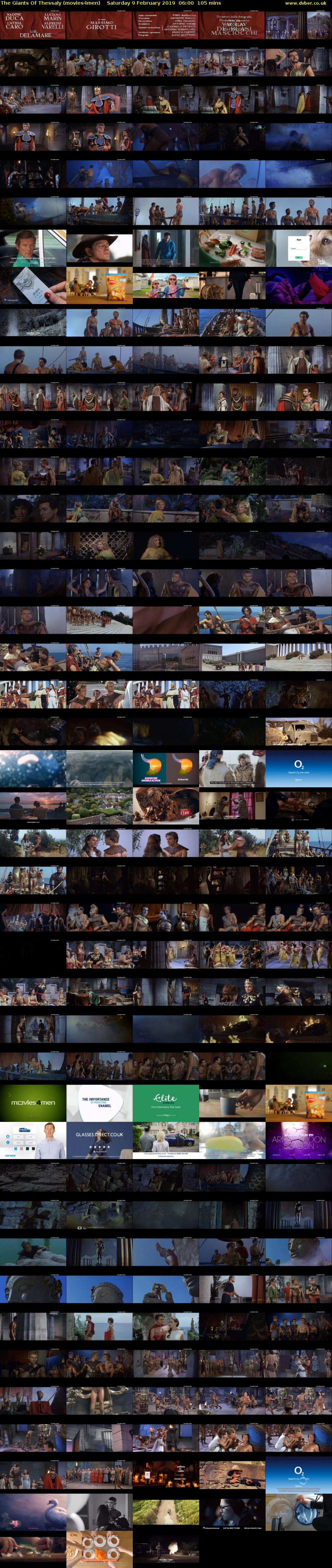 The Giants Of Thessaly (movies4men) Saturday 9 February 2019 06:00 - 07:45