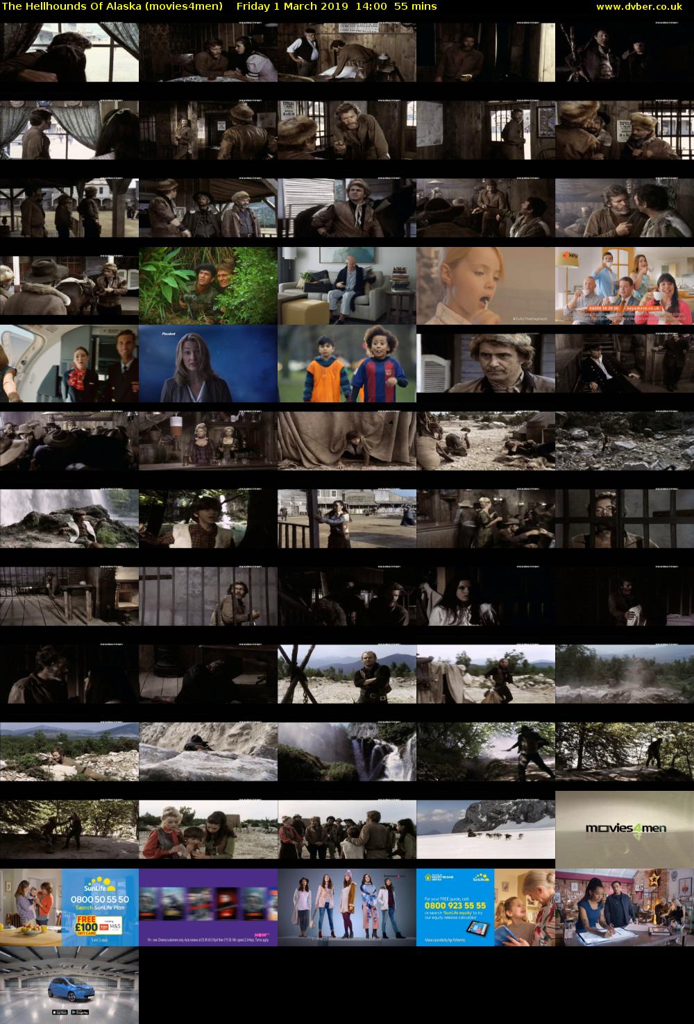 The Hellhounds Of Alaska (movies4men) Friday 1 March 2019 14:00 - 14:55