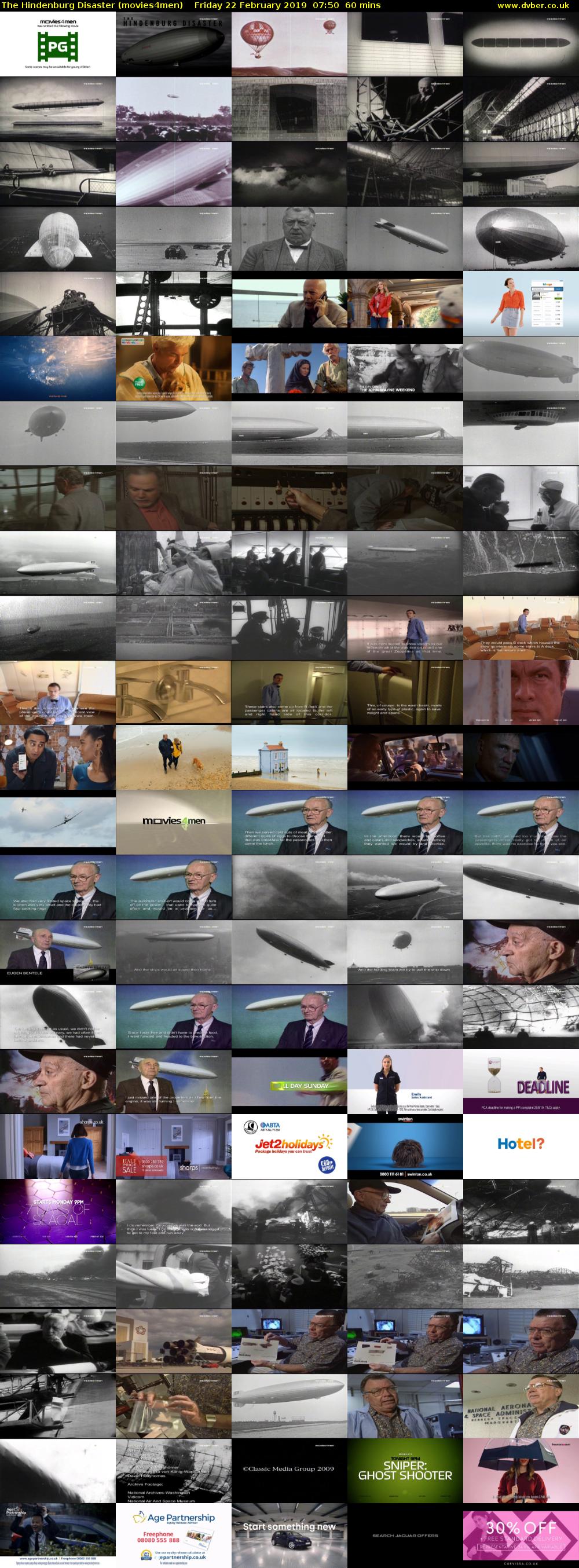 The Hindenburg Disaster (movies4men) Friday 22 February 2019 07:50 - 08:50