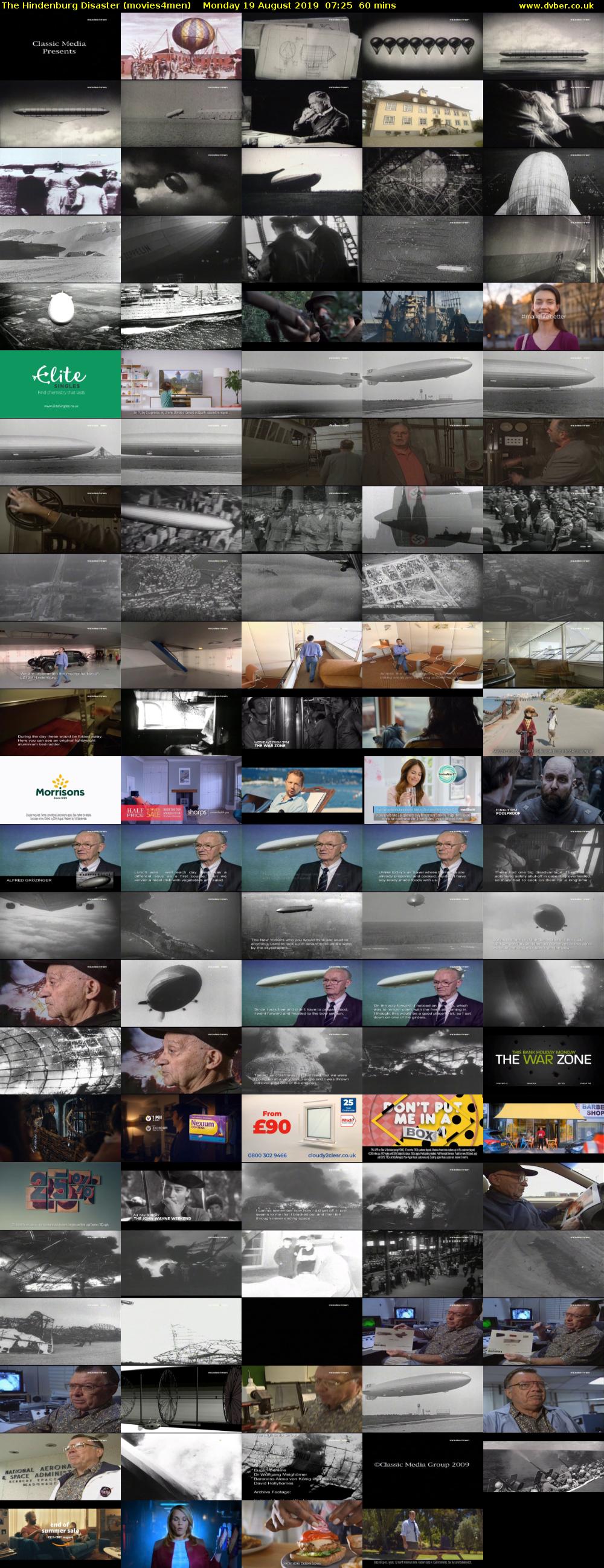 The Hindenburg Disaster (movies4men) Monday 19 August 2019 07:25 - 08:25