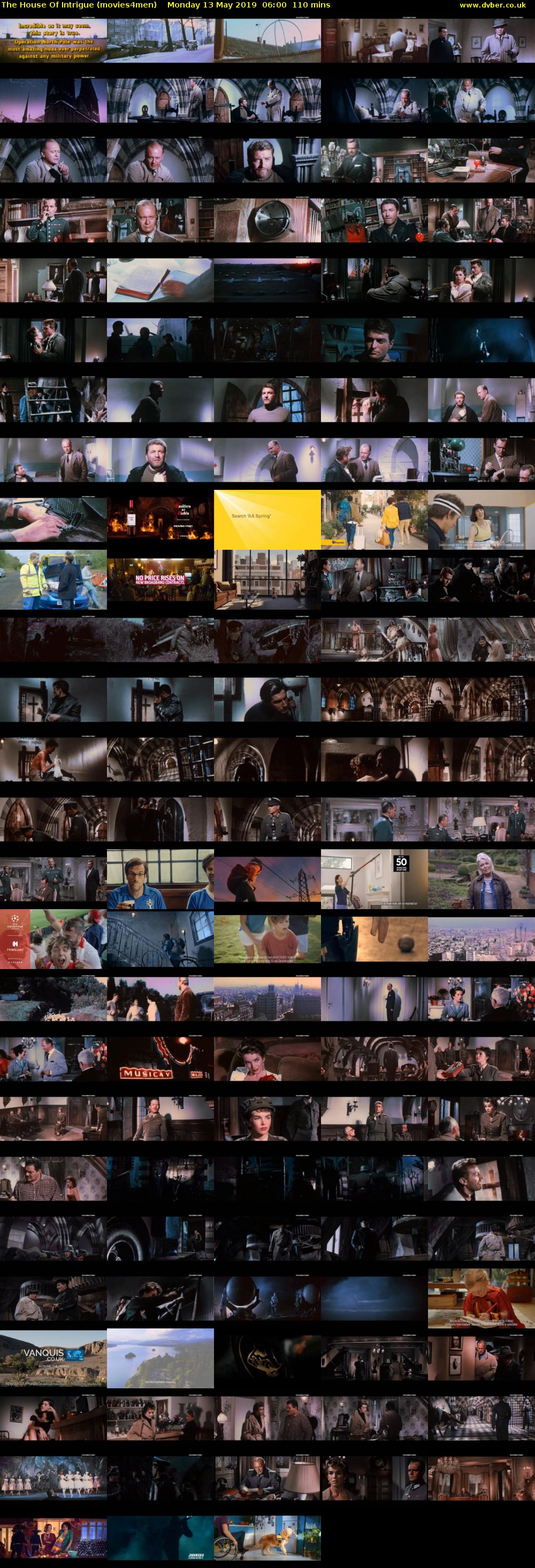 The House Of Intrigue (movies4men) Monday 13 May 2019 06:00 - 07:50