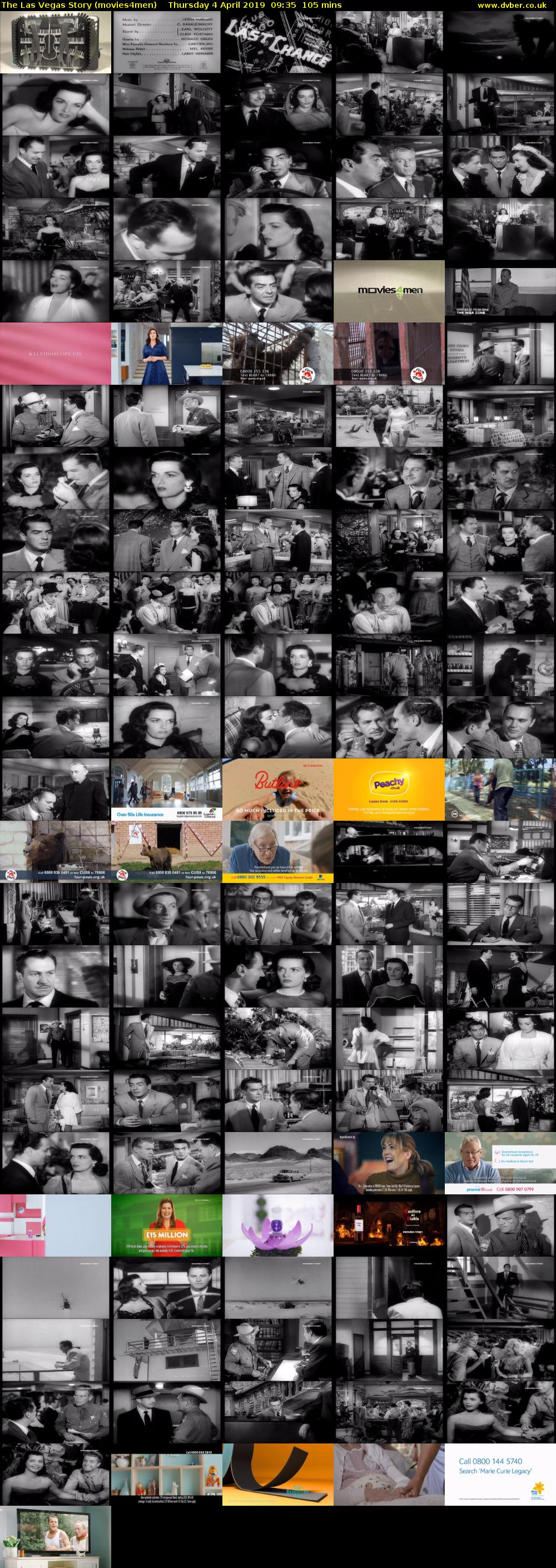 The Las Vegas Story (movies4men) Thursday 4 April 2019 09:35 - 11:20