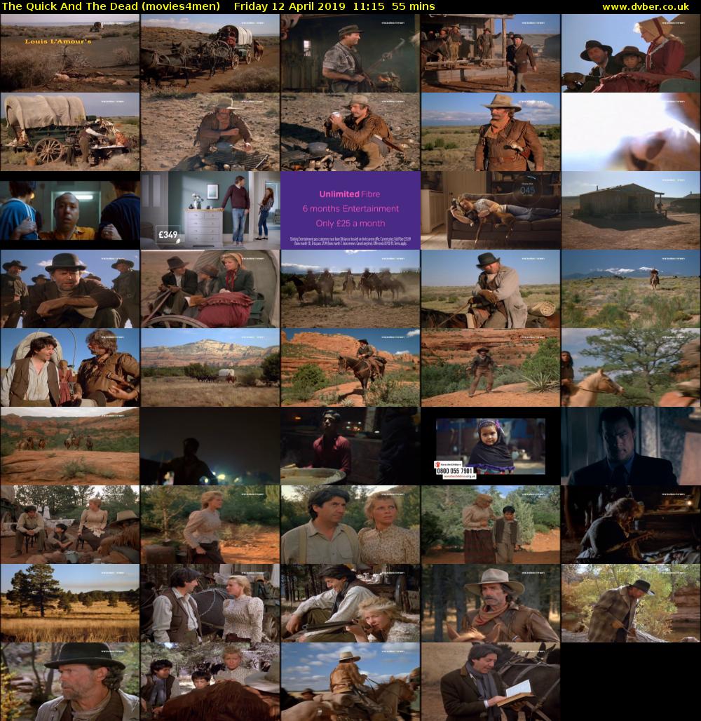 The Quick And The Dead (movies4men) Friday 12 April 2019 11:15 - 12:10