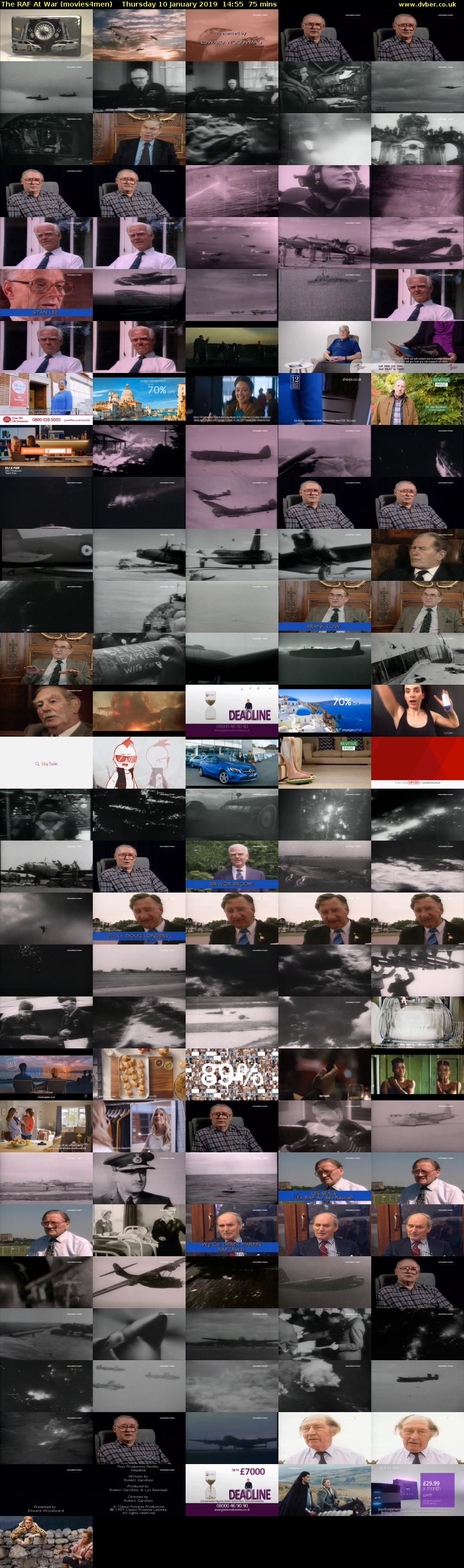 The RAF At War (movies4men) Thursday 10 January 2019 14:55 - 16:10