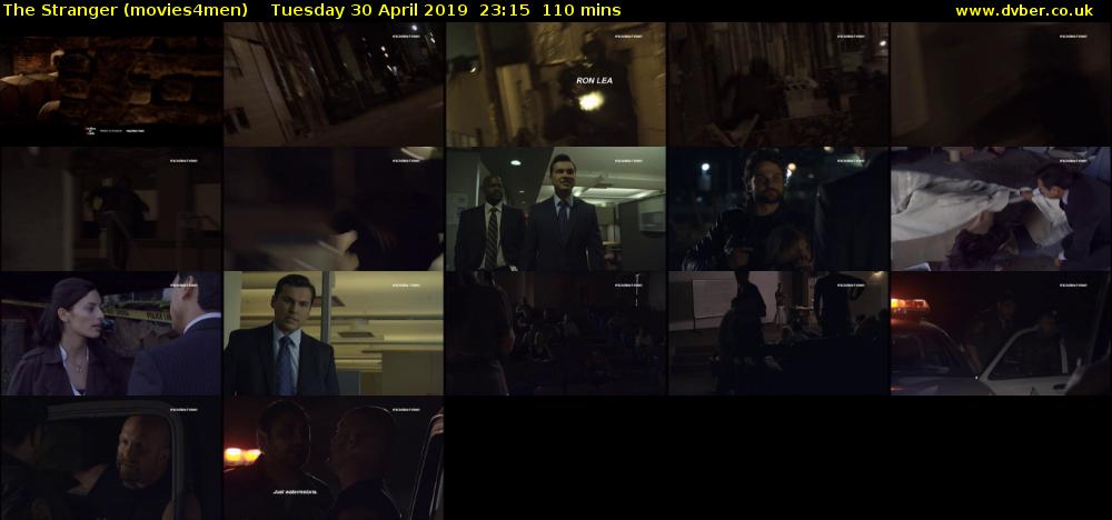 The Stranger (movies4men) Tuesday 30 April 2019 23:15 - 01:05