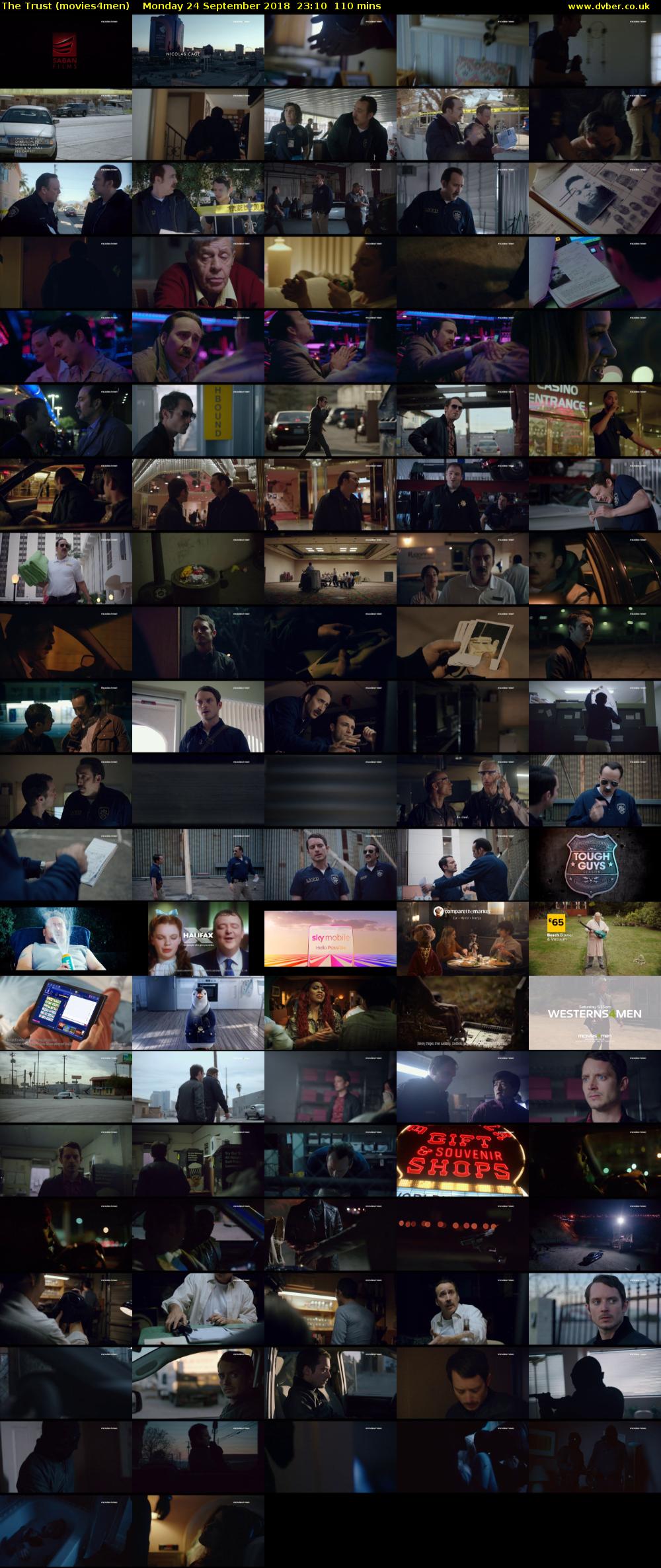 The Trust (movies4men) Monday 24 September 2018 23:10 - 01:00