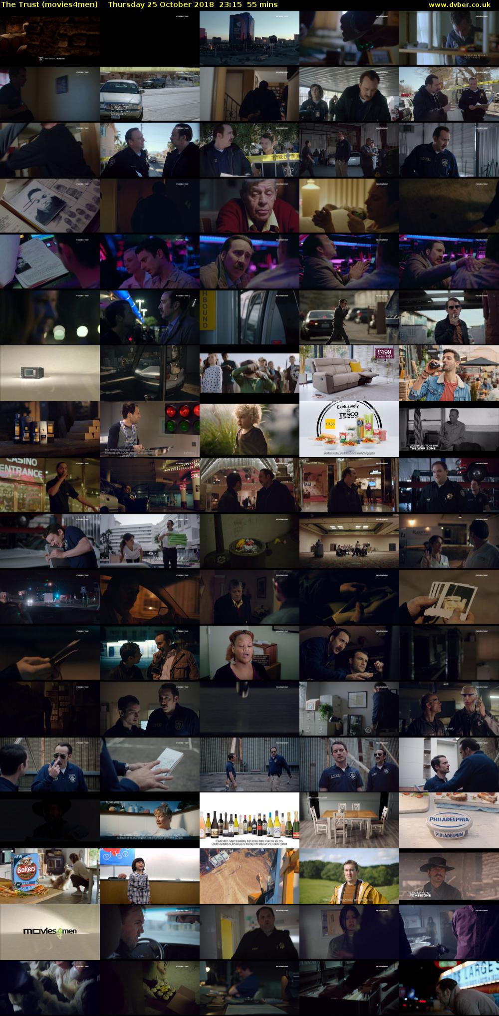 The Trust (movies4men) Thursday 25 October 2018 23:15 - 00:10
