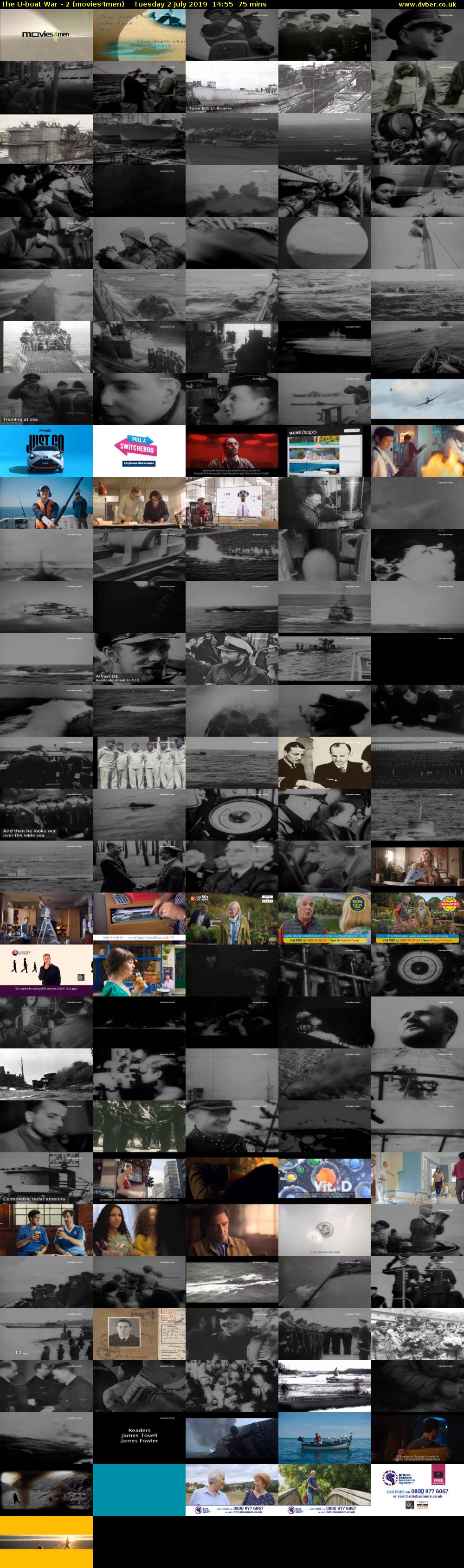 The U-boat War - 2 (movies4men) Tuesday 2 July 2019 14:55 - 16:10