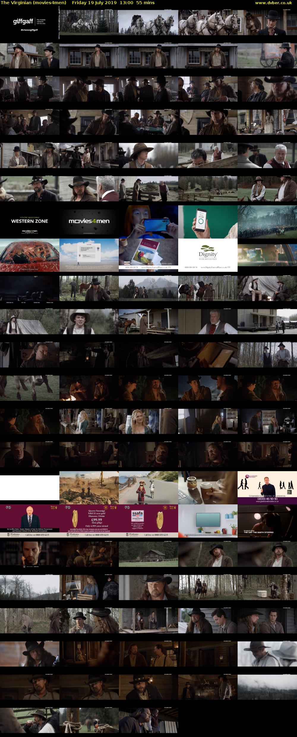 The Virginian (movies4men) Friday 19 July 2019 13:00 - 13:55