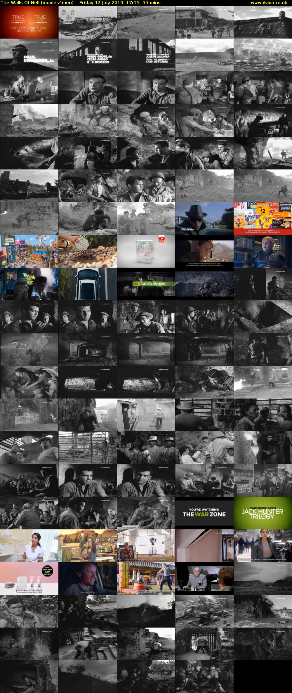 The Walls Of Hell (movies4men) Friday 12 July 2019 17:15 - 18:10