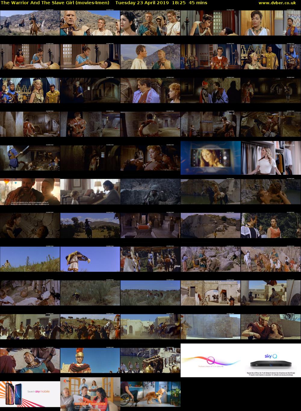 The Warrior And The Slave Girl (movies4men) Tuesday 23 April 2019 18:25 - 19:10