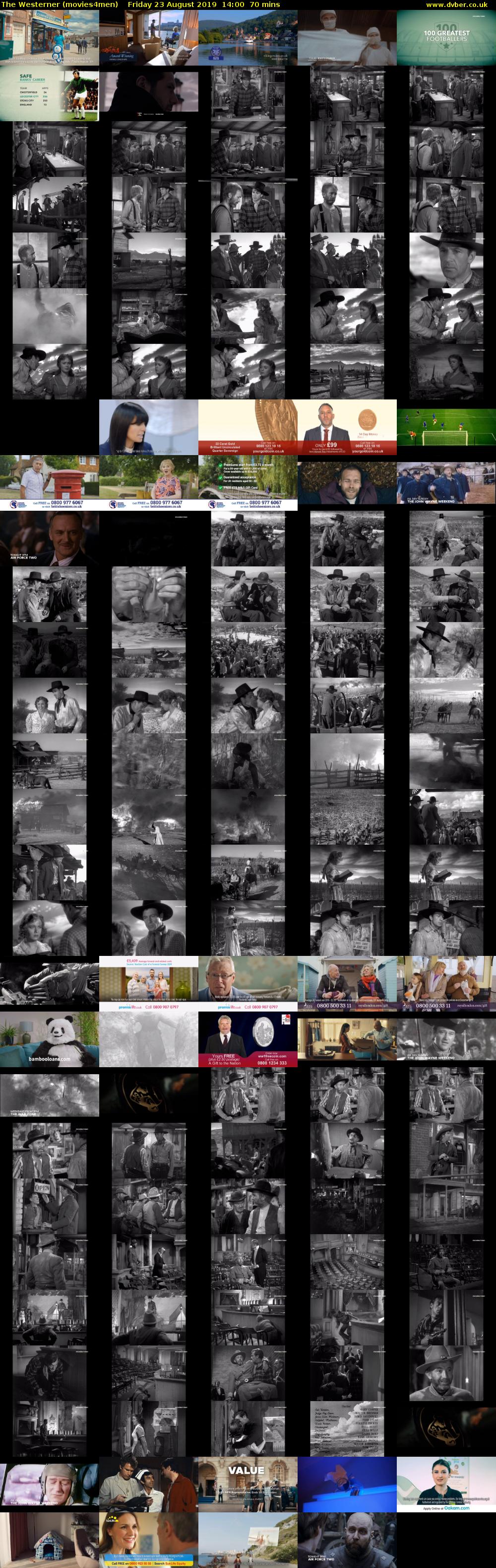 The Westerner (movies4men) Friday 23 August 2019 14:00 - 15:10