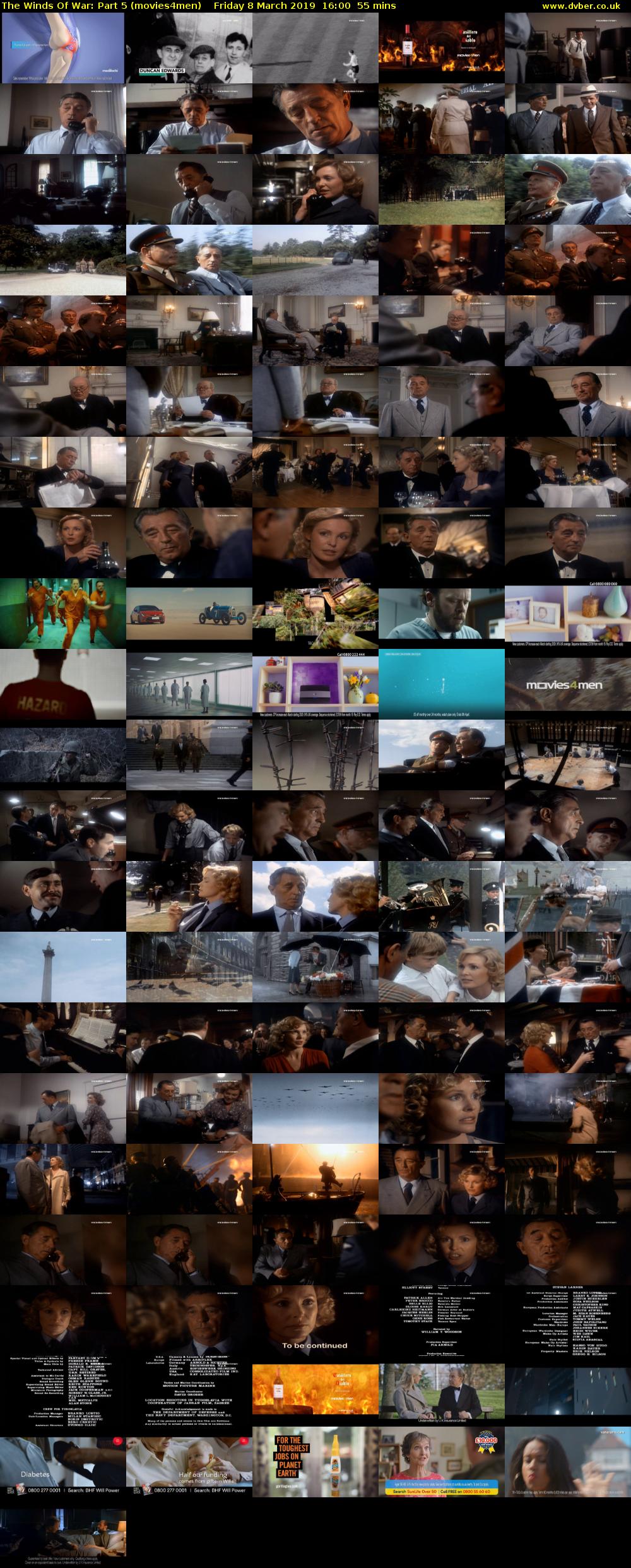 The Winds Of War: Part 5 (movies4men) Friday 8 March 2019 16:00 - 16:55