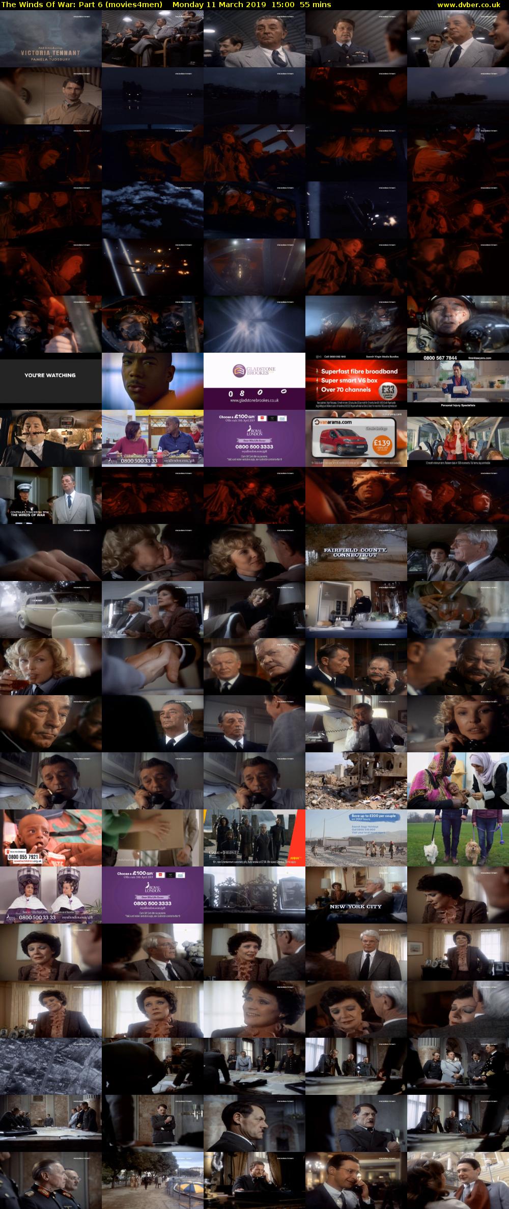 The Winds Of War: Part 6 (movies4men) Monday 11 March 2019 15:00 - 15:55