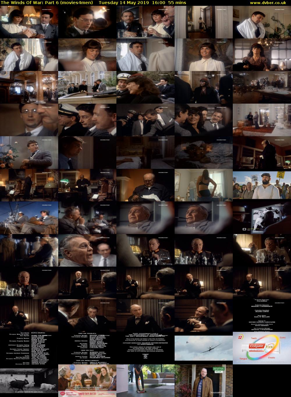 The Winds Of War: Part 6 (movies4men) Tuesday 14 May 2019 16:00 - 16:55