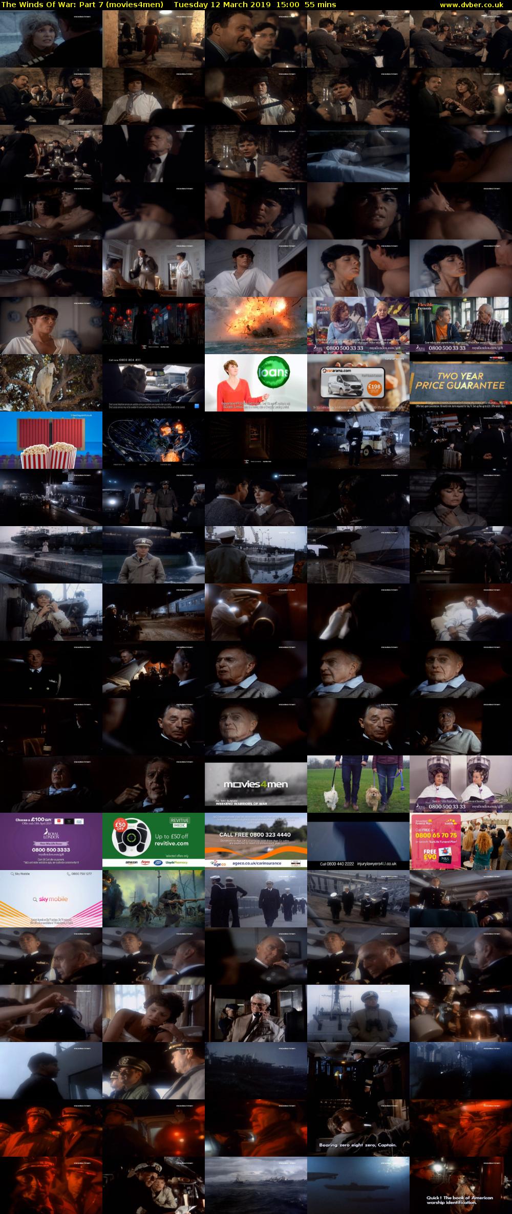 The Winds Of War: Part 7 (movies4men) Tuesday 12 March 2019 15:00 - 15:55
