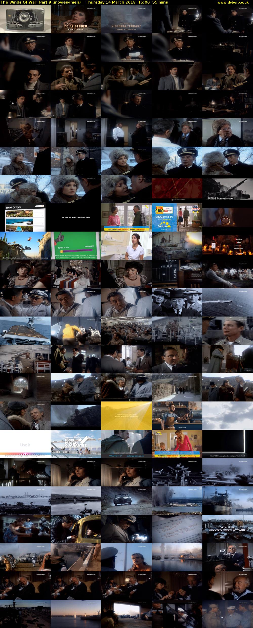 The Winds Of War: Part 9 (movies4men) Thursday 14 March 2019 15:00 - 15:55