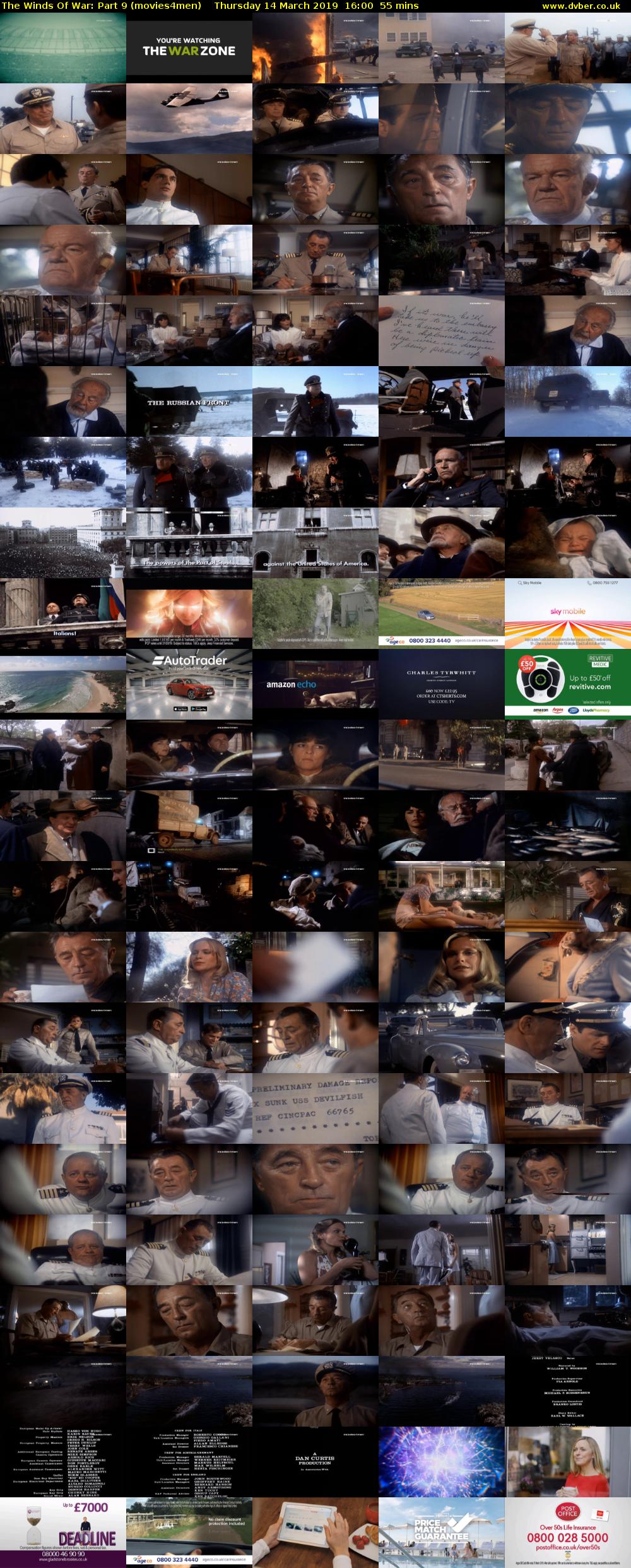 The Winds Of War: Part 9 (movies4men) Thursday 14 March 2019 16:00 - 16:55