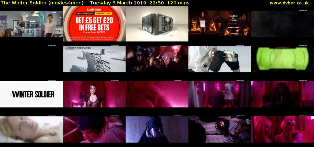 The Winter Soldier (movies4men) Tuesday 5 March 2019 22:50 - 00:50
