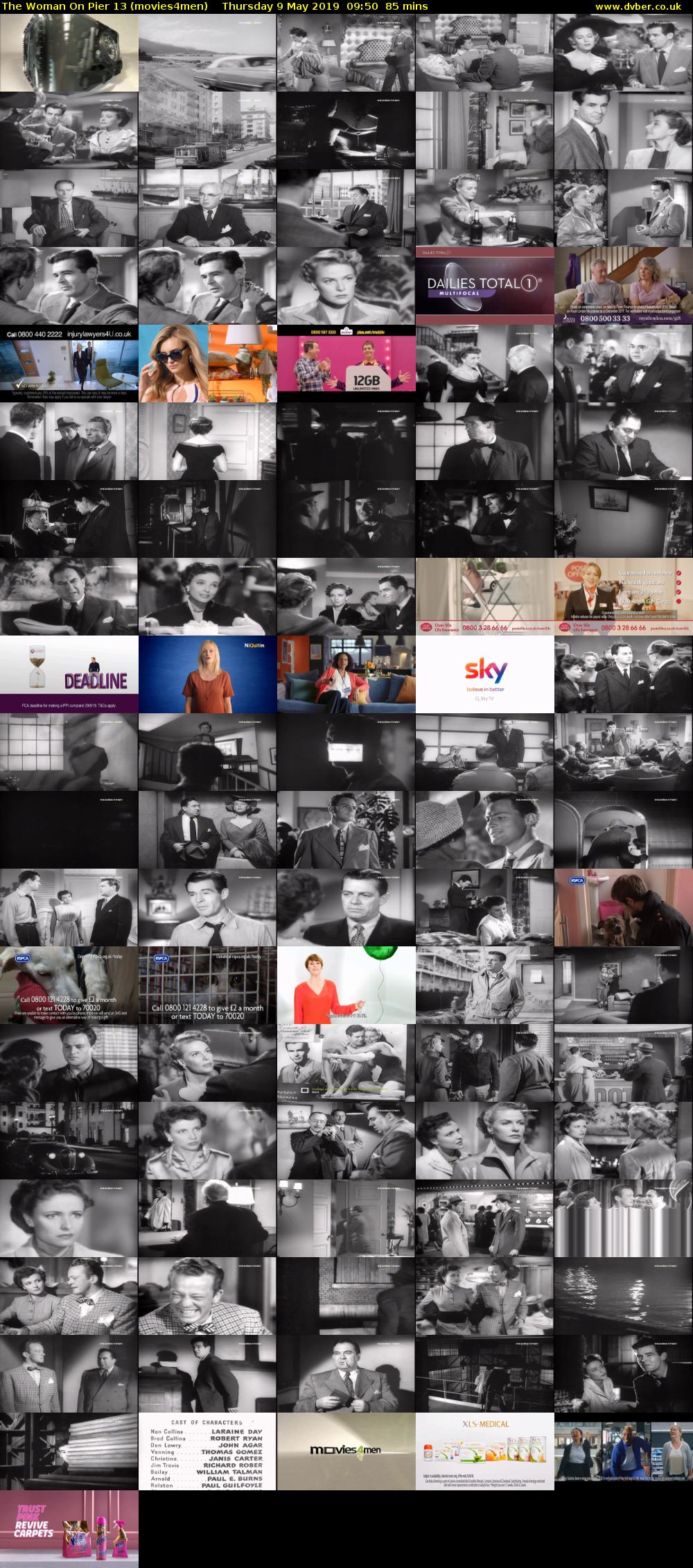 The Woman On Pier 13 (movies4men) Thursday 9 May 2019 09:50 - 11:15