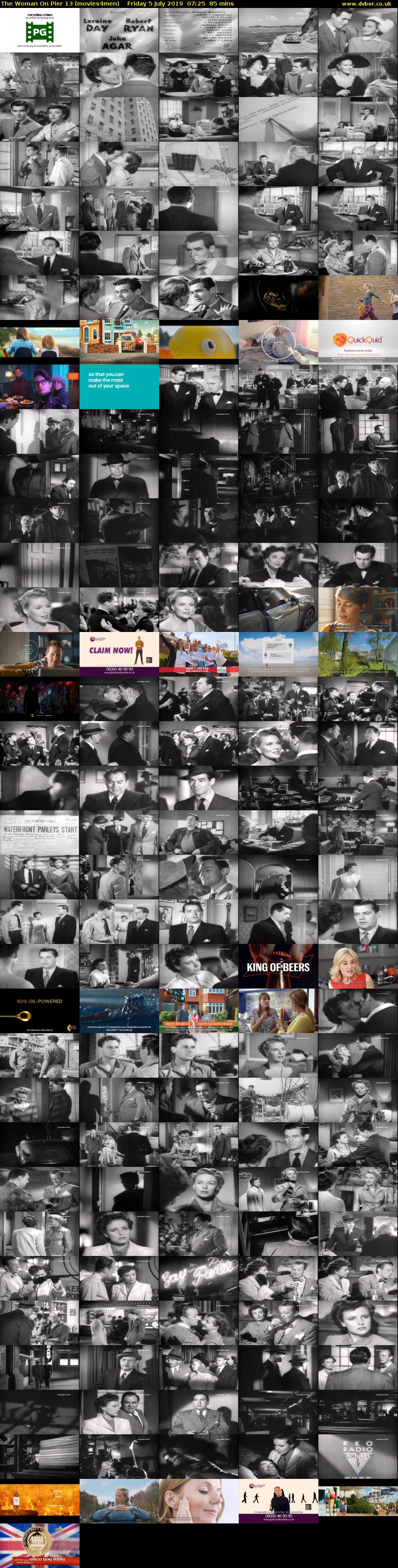 The Woman On Pier 13 (movies4men) Friday 5 July 2019 07:25 - 08:50