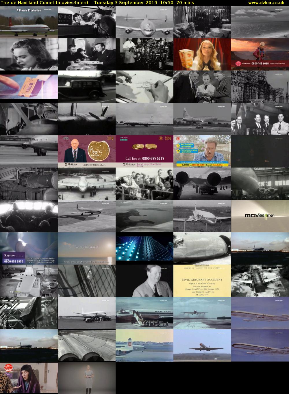 The de Havilland Comet (movies4men) Tuesday 3 September 2019 10:50 - 12:00