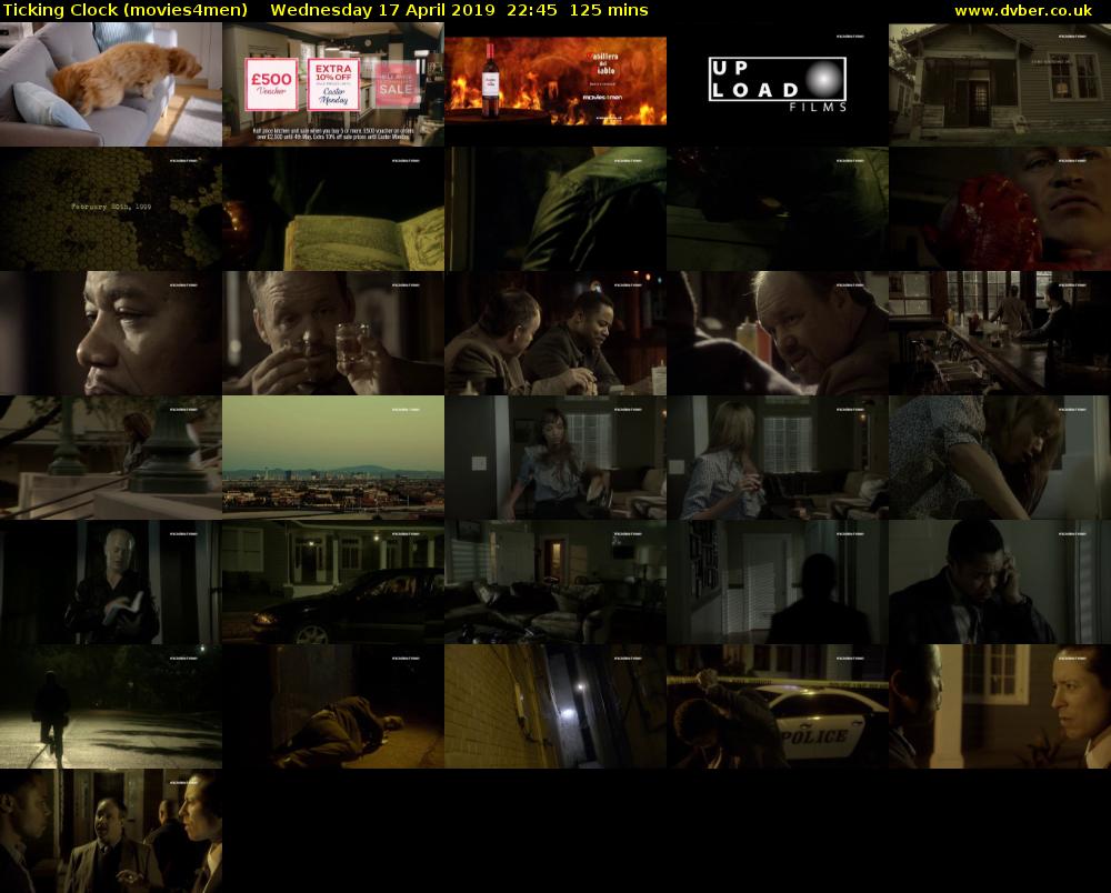 Ticking Clock (movies4men) Wednesday 17 April 2019 22:45 - 00:50