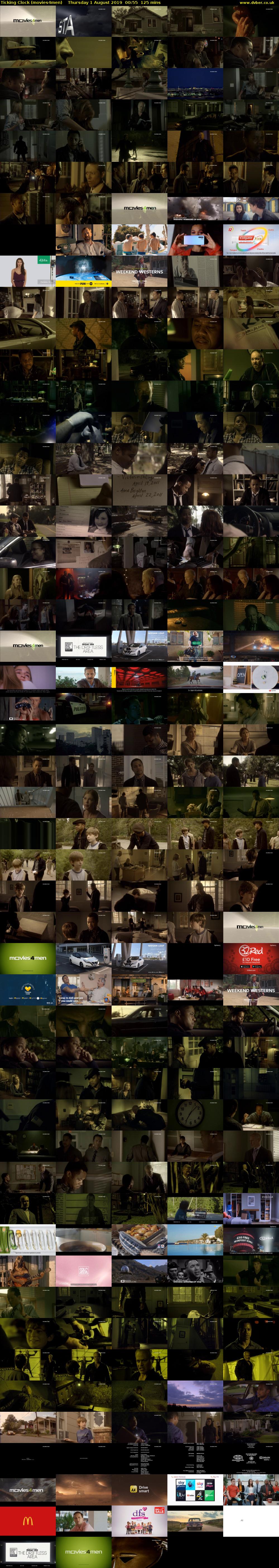 Ticking Clock (movies4men) Thursday 1 August 2019 00:55 - 03:00