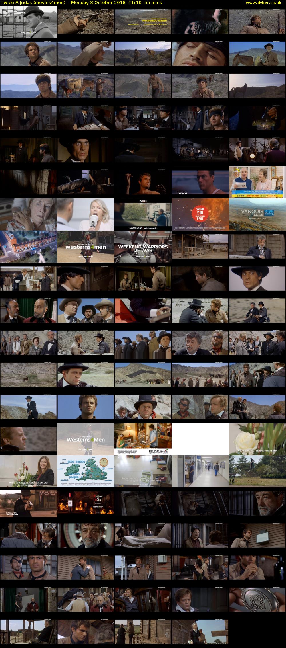 Twice A Judas (movies4men) Monday 8 October 2018 11:10 - 12:05